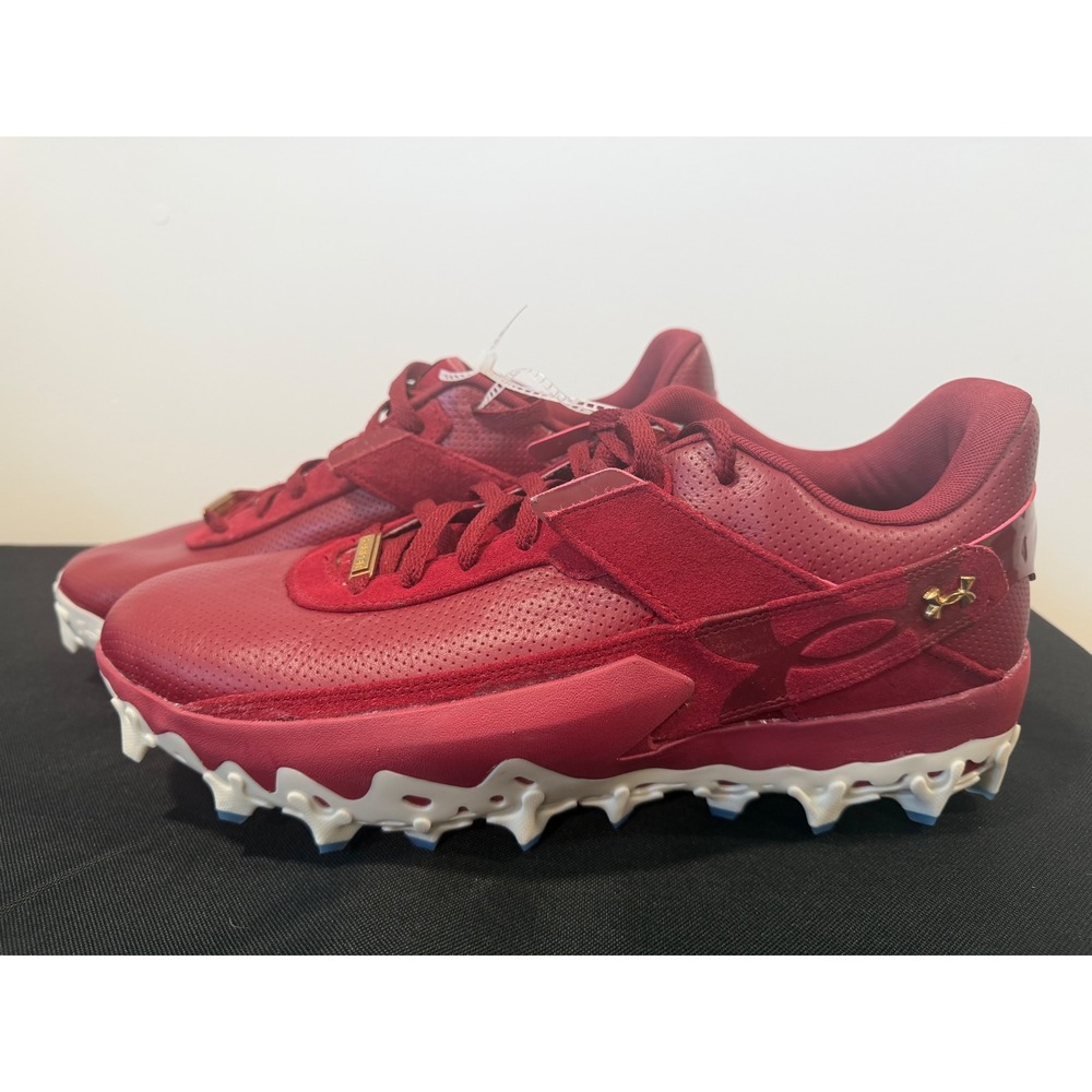 Under Armour Bryce Harper 10 Turf Baseball Cleats Mens 14 Red Gold 6010136-625
